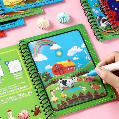 Two In One Kids Learning Deal (Sank Magic Book + Water Magic Book)