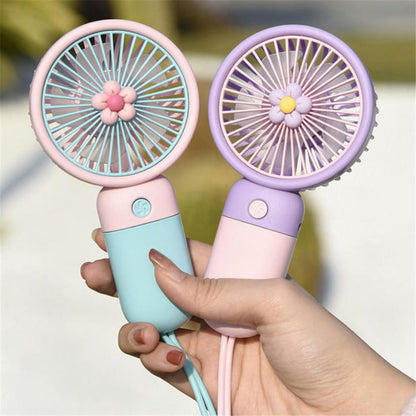 Portable Mini Fan – Rechargeable USB Handheld & Desk Fan