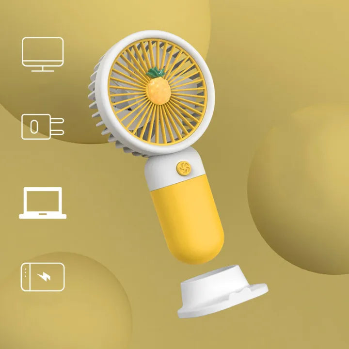 Portable Mini Fan – Rechargeable USB Handheld & Desk Fan