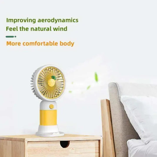Portable Mini Fan – Rechargeable USB Handheld & Desk Fan
